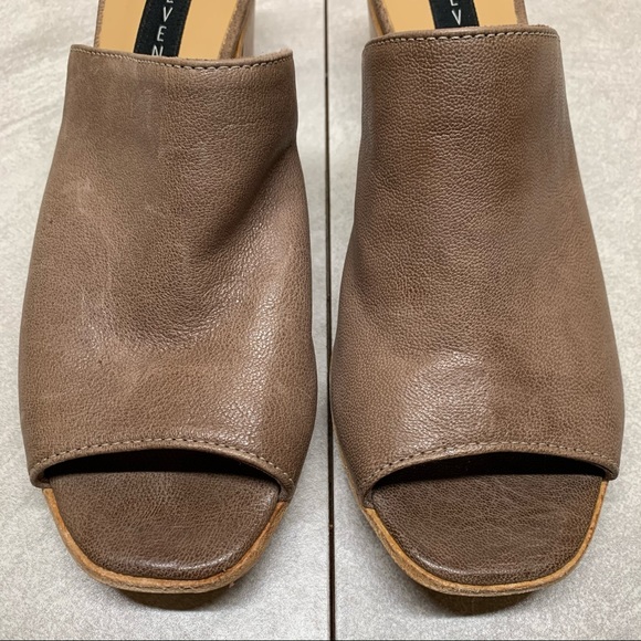Steven by Steve Madden leather block heel slide 39 - Picture 4 of 15